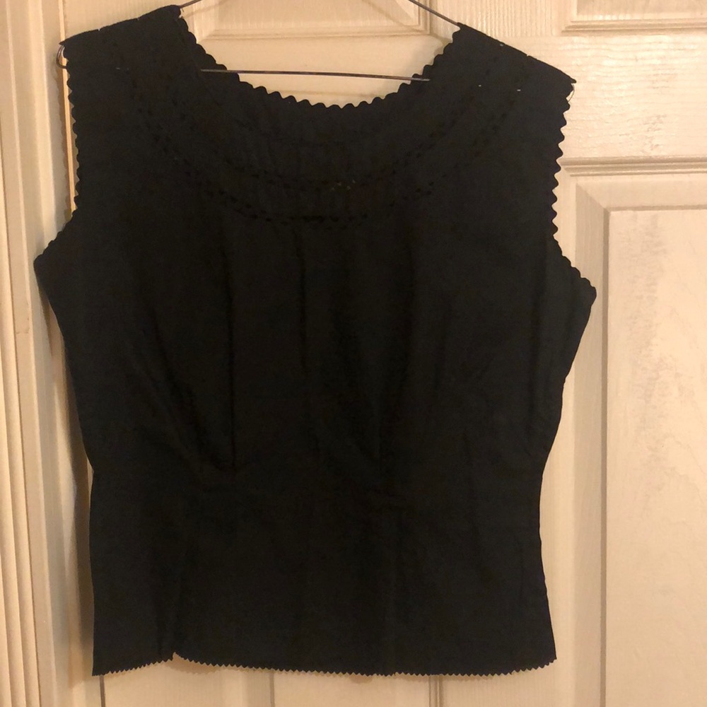 Vintage Rick rack sleeveless top